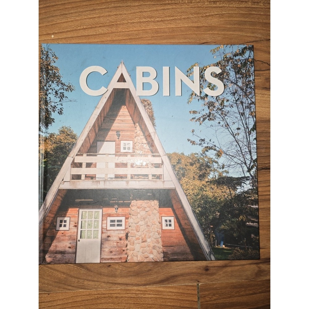 Cozy Cabins Coffee Table 14 Page 10"x10" Hardcover Picture Book s33